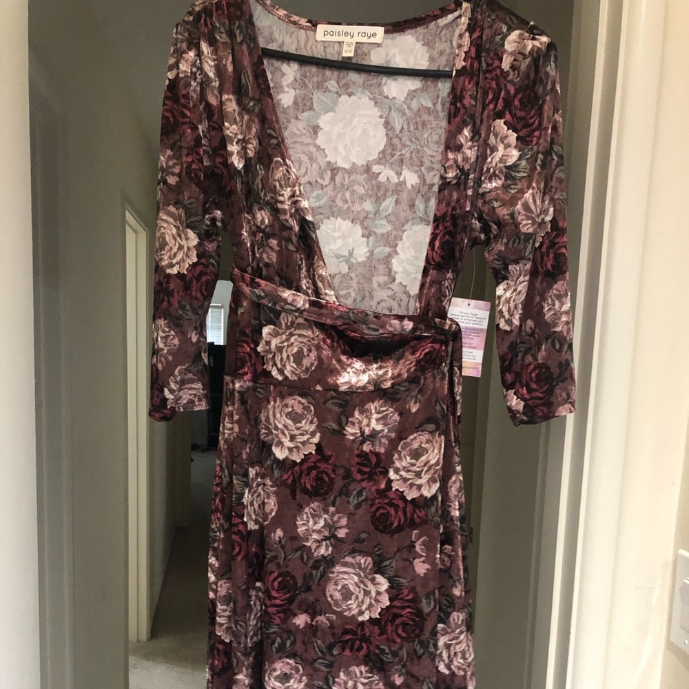 Wrapped dress